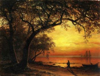 Albert Bierstadt : Island of New Providence
